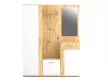 TRIO Hallway Furniture Set Artisan Oak / White with LED Lighting