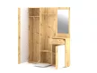 TRIO Hallway Furniture Set Artisan Oak / White with LED Lighting