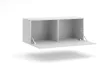 TV Cabinet White/White Gloss VIVIEN 01