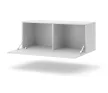 TV Cabinet White/White Gloss VIVIEN 01