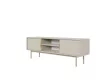 TV Cabinet 154 cm Cashmere with Gold Handles VIVA VI01