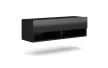 TV Cabinet 100 cm Black Matt/Black Gloss DERBY