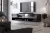 TV Cabinet 140 cm Black/Black Gloss DERBY