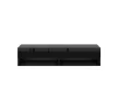 TV Cabinet 140 cm Black/Black Gloss DERBY