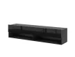 TV Cabinet 140 cm Black/Black Gloss DERBY
