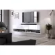 TV Cabinet 140 cm White Matt/White Gloss DERBY