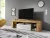 TV Cabinet 140 cm Wotan Oak/White Gloss EVEREST HUGO