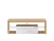 TV Cabinet 140 cm Wotan Oak/White Gloss EVEREST HUGO