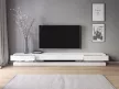 TV Cabinet White/White Gloss FLY DOUBLE