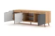 TV Cabinet Craft Gold/Graphite Concrete TUE