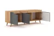 TV Cabinet Craft Gold/Graphite Concrete TUE