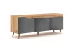 TV Cabinet Craft Gold/Graphite Concrete TUE